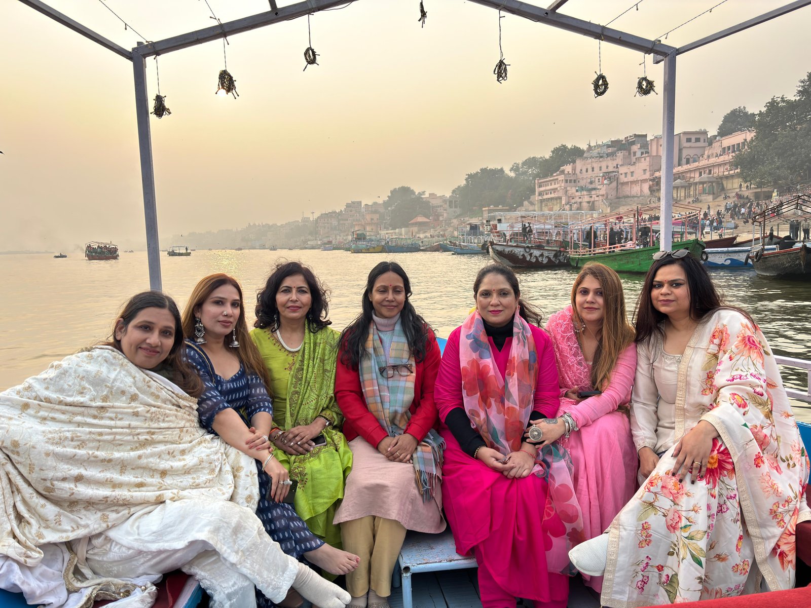 Sailing on the sacred waters of river Ganga